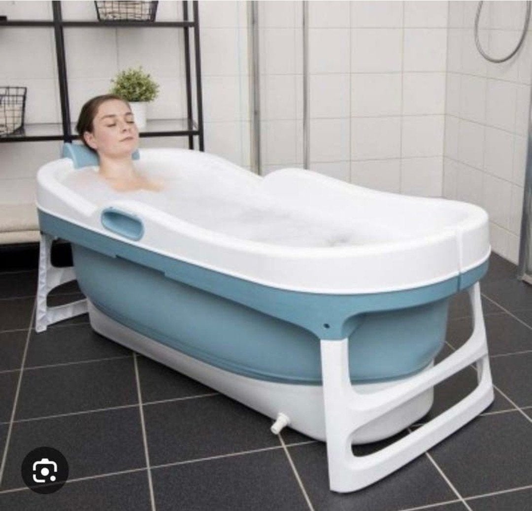 Kunstof inklapbaar bad 1.50 lang, Ophalen