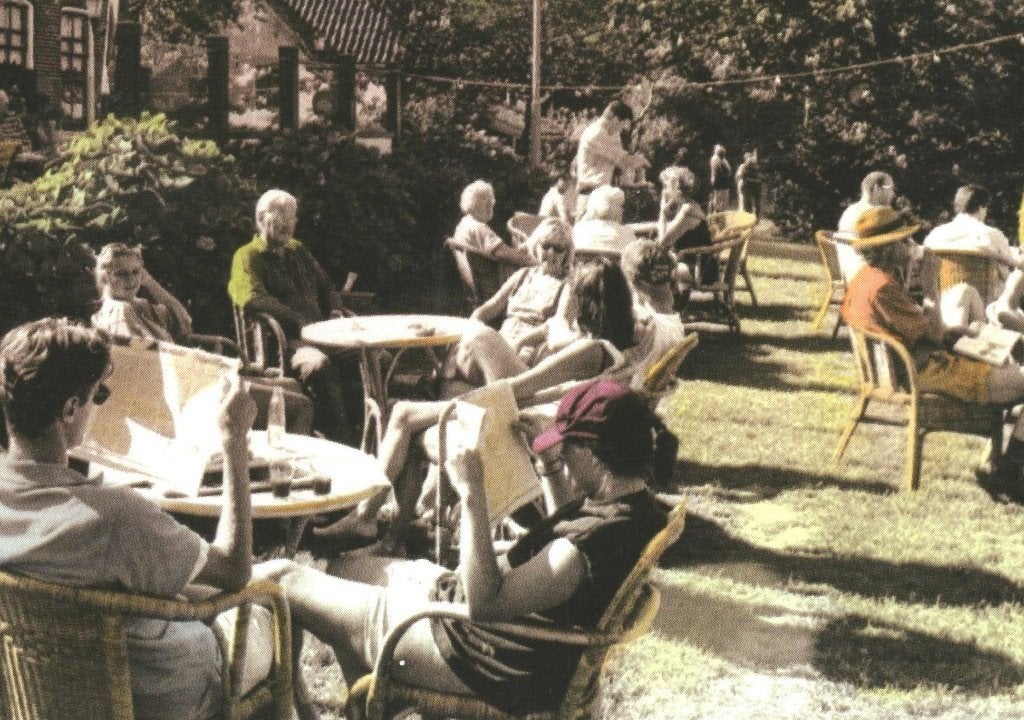 43217 Garnwerd Groningen Café Hammingh 80+ Niet gelopen, Verzenden, 1980 tot heden, Ongelopen, Groningen