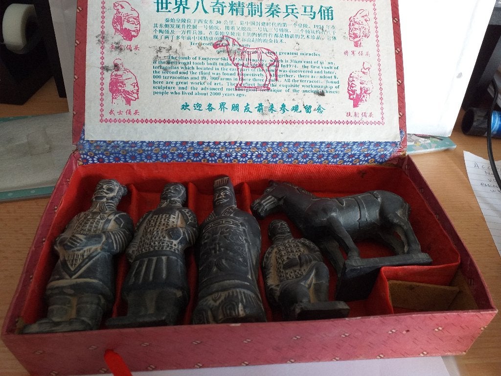 Terra Cotta Beeldjes, Verzenden, Zo goed als nieuw, Mens