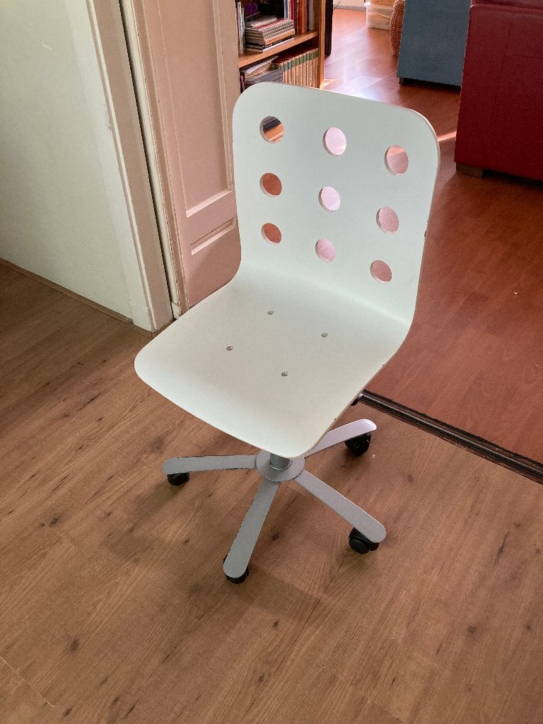 Ikea JULES bureaustoel, Ophalen, Gebruikt, Wit, Bureaustoel