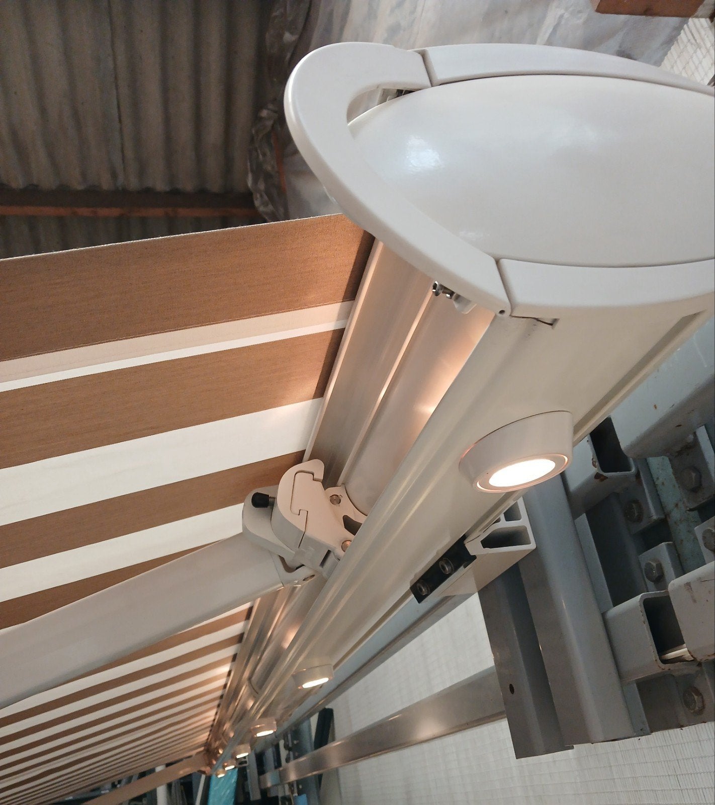 weinor opal design zonnescherm met verlichting 420 x 310, Ophalen, Minder dan 100 cm