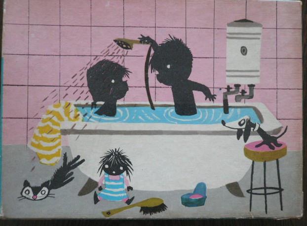 Jip en Janneke oude houten Egel puzzel 4 IN BAD, Ophalen of Verzenden, Zo goed als nieuw, Puzzelen