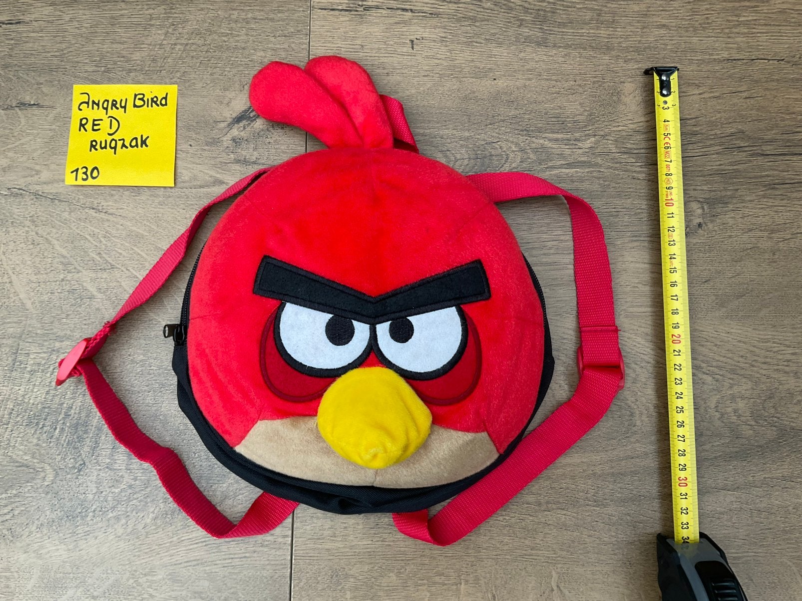 Zgan, niet kapot, en werkende RED Angry Bird rugzak, Verzamelen, Ophalen, Overige figuren, Zo goed als nieuw, Gebruiksvoorwerp