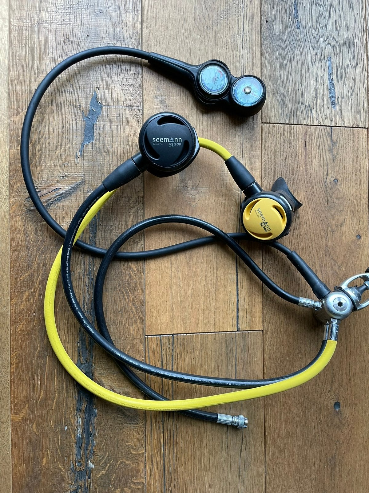 Ademautomaat seemann SL200, Watersport en Boten, Duiken, Ophalen of Verzenden, Gebruikt