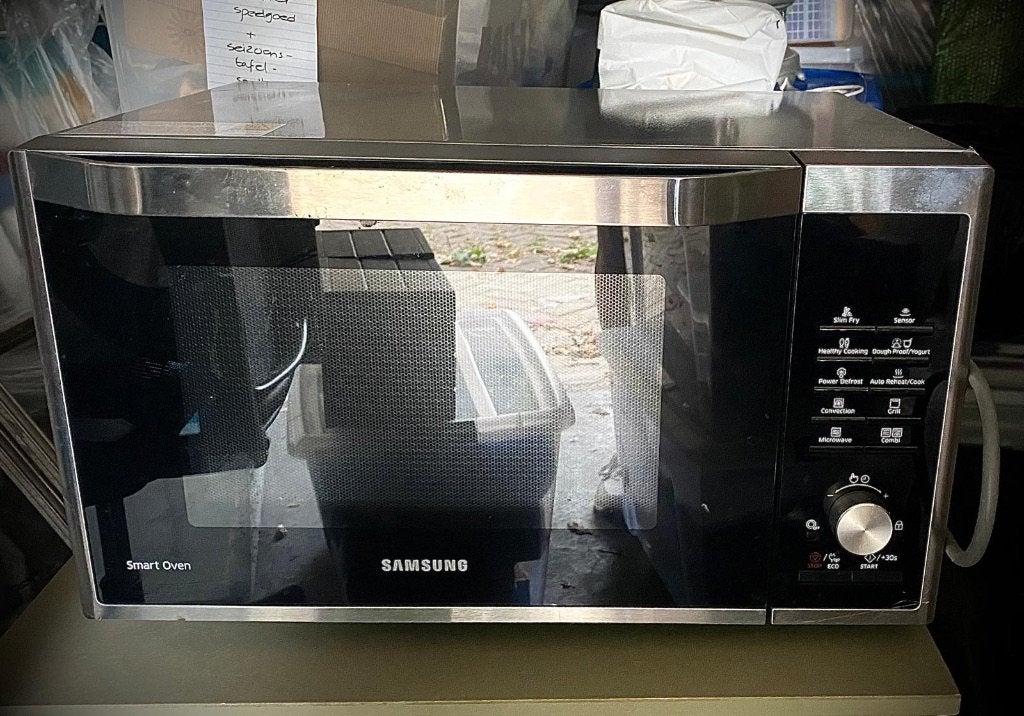 Combimagnetron Samsung, Witgoed en Apparatuur, Magnetrons, Ophalen, Combimagnetron, Gebruikt, Draaiplateau