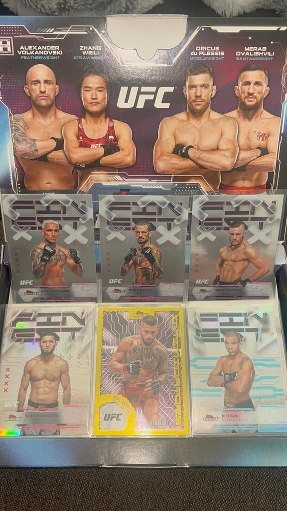 UFC TOPPS Finest 2025 Kaarten ~ Grote Collectie, Ophalen of Verzenden, Nieuw, Meerdere kaarten