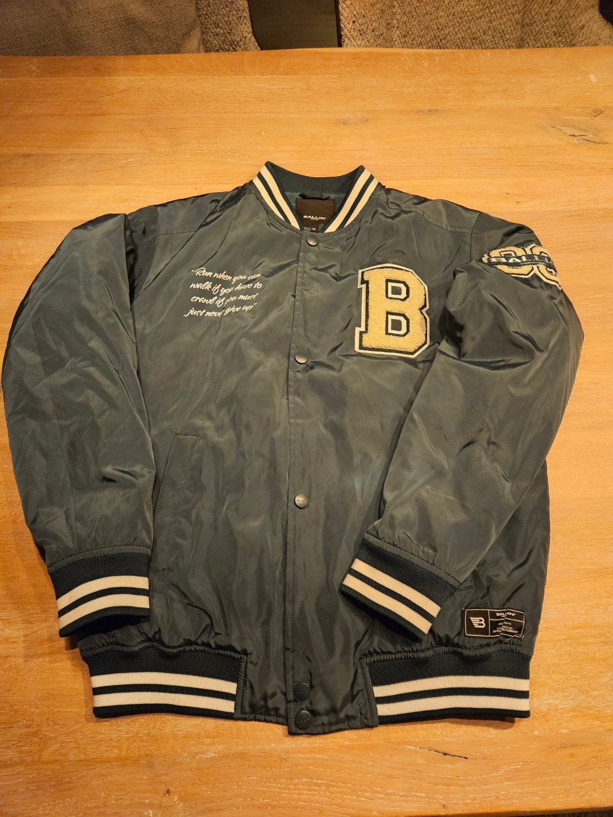 Ballin' Amsterdam/ Ballin Varsity Jacket Maat 14 zgan, Jongen of Meisje, Ophalen of Verzenden, Zo goed als nieuw, Ballin' Amsterdam