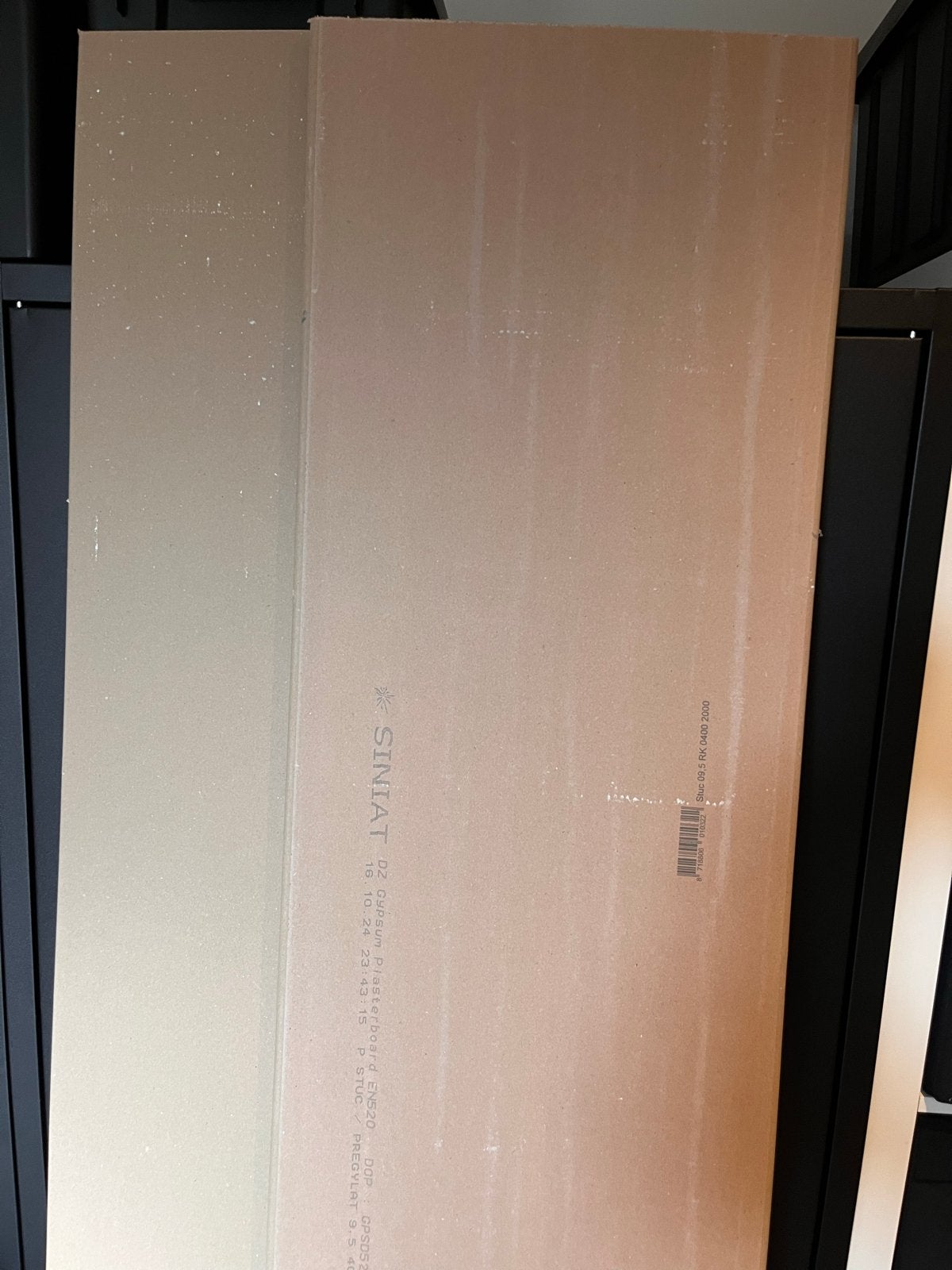 2x Siniat Gipsplaat / Stucplaat- Nieuw 200x40, Ophalen of Verzenden, Nieuw, Overige materialen, Minder dan 20 mm