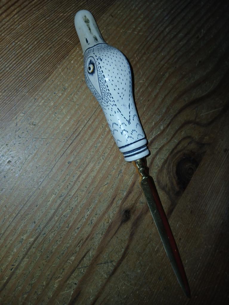 Vintage briefopener Eend, Ophalen of Verzenden