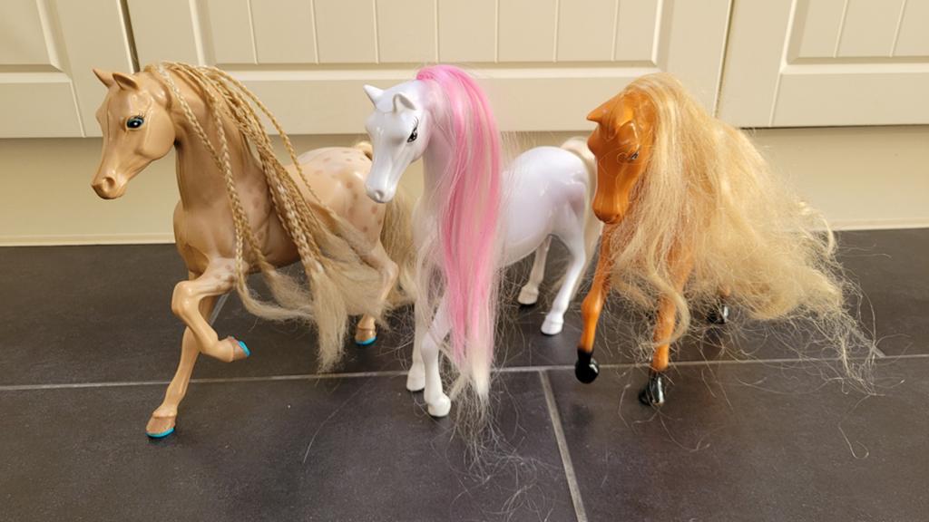 Barbie paarden, Ophalen, Gebruikt, Meisje