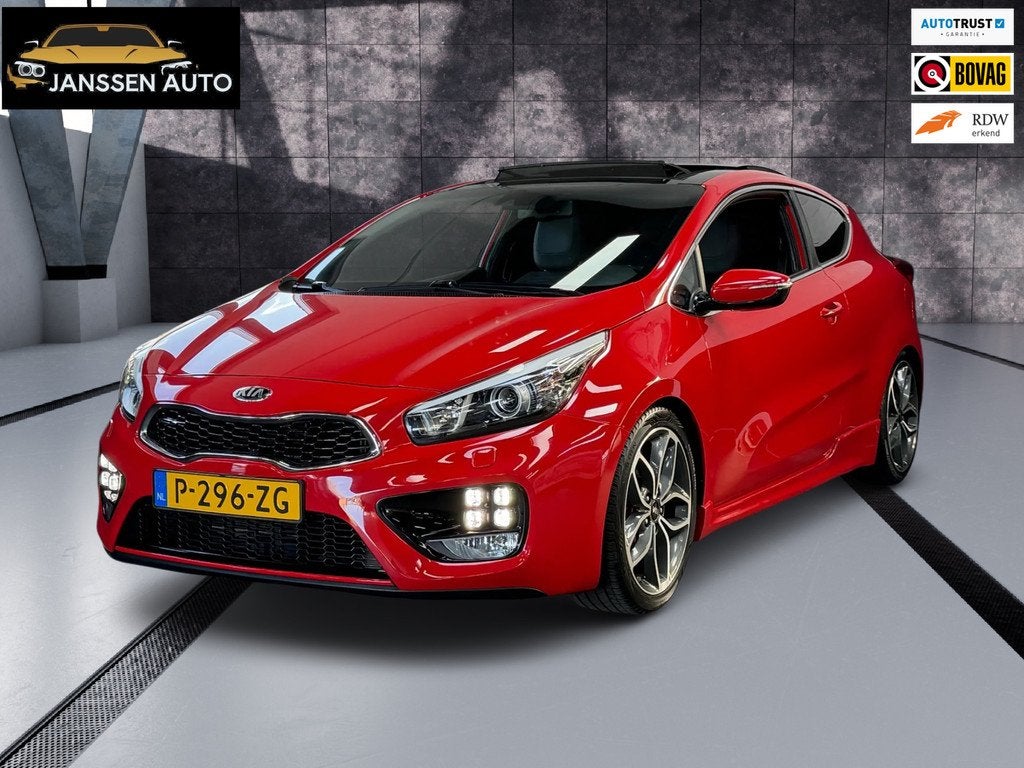 Kia Pro_cee'd 1.6 T-GDi GT | 204PK | Pano | Alcantara | Stoe, Auto's, Kia, Voorwielaandrijving, Gebruikt, 4 cilinders, 14 km/l