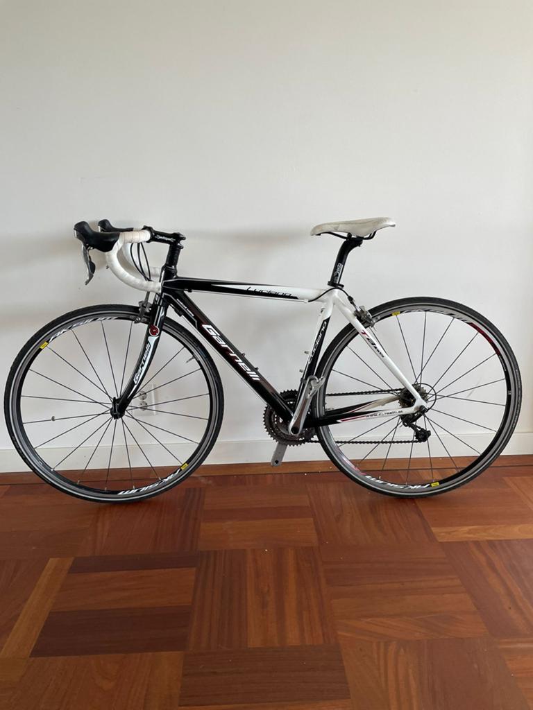 Garnelli racefiets, framemaat 47cm, Shimano 105, z.g.a.n., Overige merken, Velgrem, Aluminium, Zo goed als nieuw