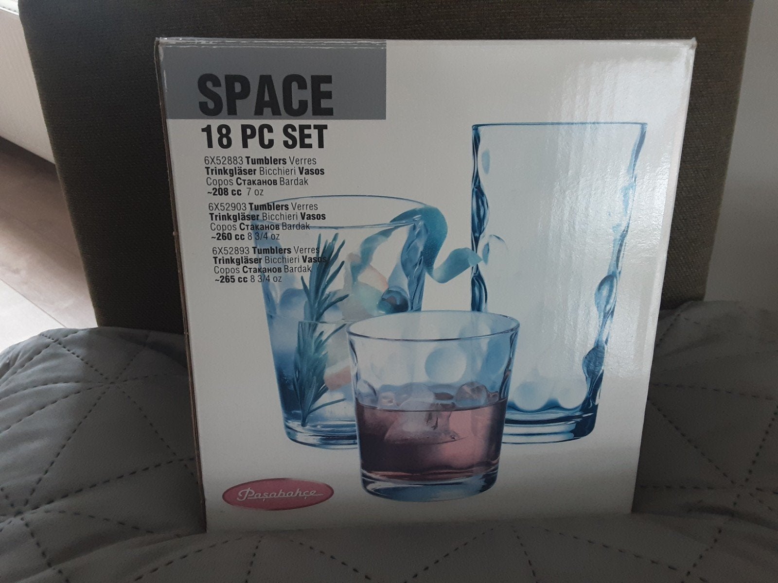 Nieuwe set glazen., Ophalen, Nieuw, Frisdrankglas