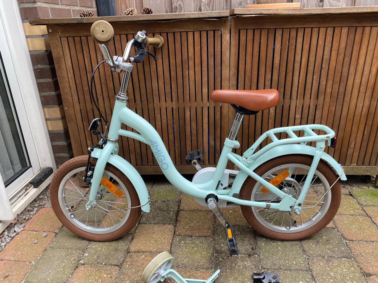 Kinderfiets 14 inch - Amigo Fairy, Fietsen en Brommers, Fietsen | Kinderfietsjes, Ophalen, Gebruikt, Minder dan 16 inch