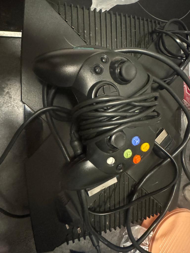Xbox Classic met games en controller, Spelcomputers en Games, Ophalen of Verzenden, Gebruikt, Met 1 controller, Met games