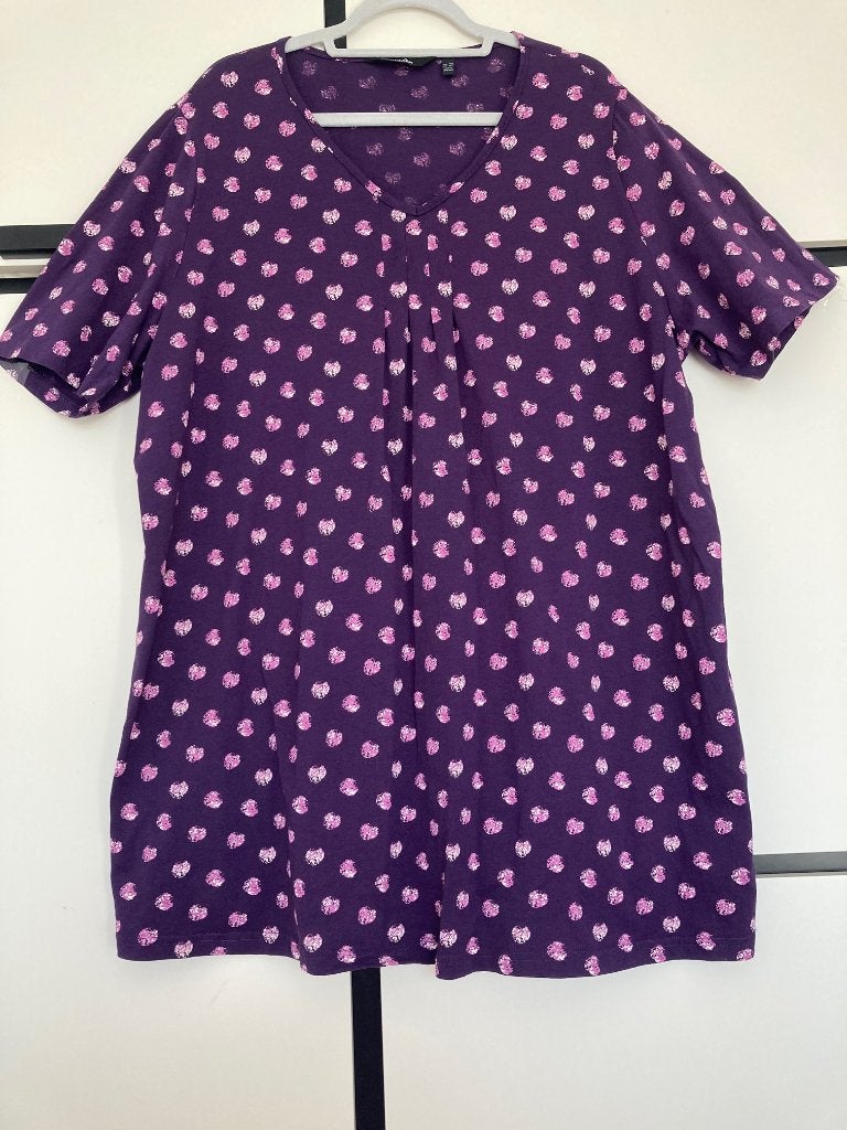 NIEUW shirt lang paars Ulla Popken maat 50-52, Paars, Maat 46/48 (XL) of groter, Nieuw, Ulla Popken