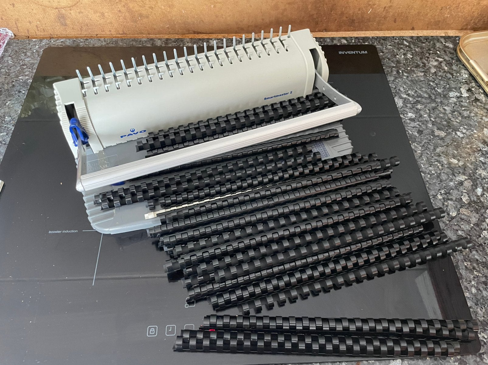 Pavo Smartmaster 2 inbindmachine met inbindruggen, Ophalen of Verzenden, Zo goed als nieuw