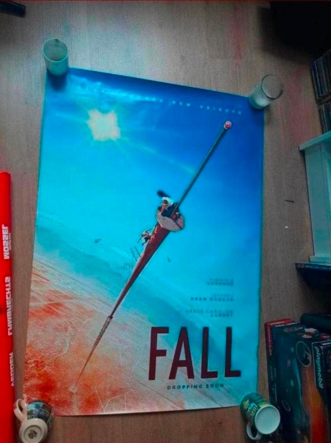 Fall bioscoopposter horror., Ophalen of Verzenden, Gebruikt, Deurposter of groter, Film en Tv