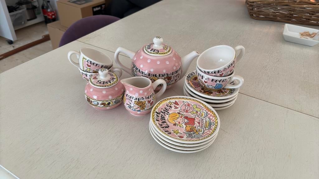 Blond Amsterdam kinderservies, Blond Amsterdam, Ophalen of Verzenden, Zo goed als nieuw, Kop(pen) en/of Schotel(s)
