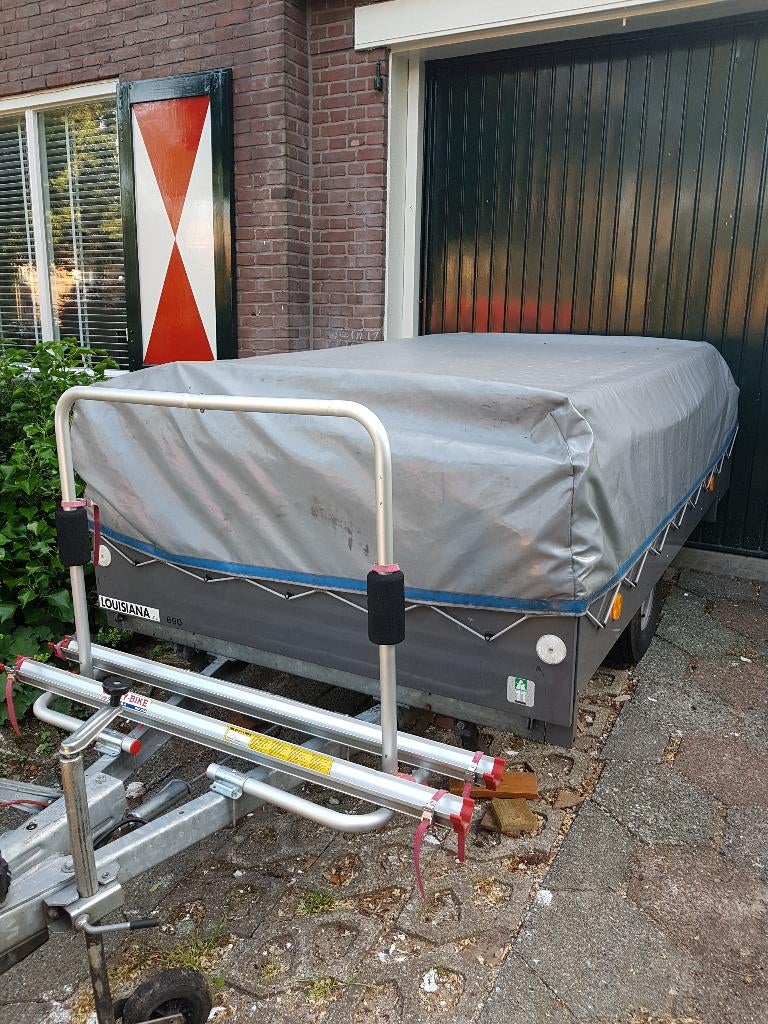 Vouwwagen Jamet Louisiana, Caravans en Kamperen, Vouwwagens, Ophalen, Antraciet, Aanwezig, Tot en met 4