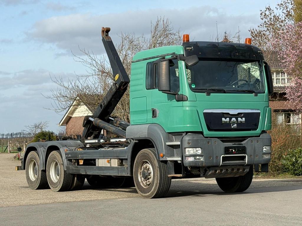 MAN TGS 28.480 6x6 HAAK/Containersysteem! DK1171, Auto's, Vrachtwagens, Bedrijf, MAN, Diesel, Euro 5, Overige kleuren, BTW verrekenbaar