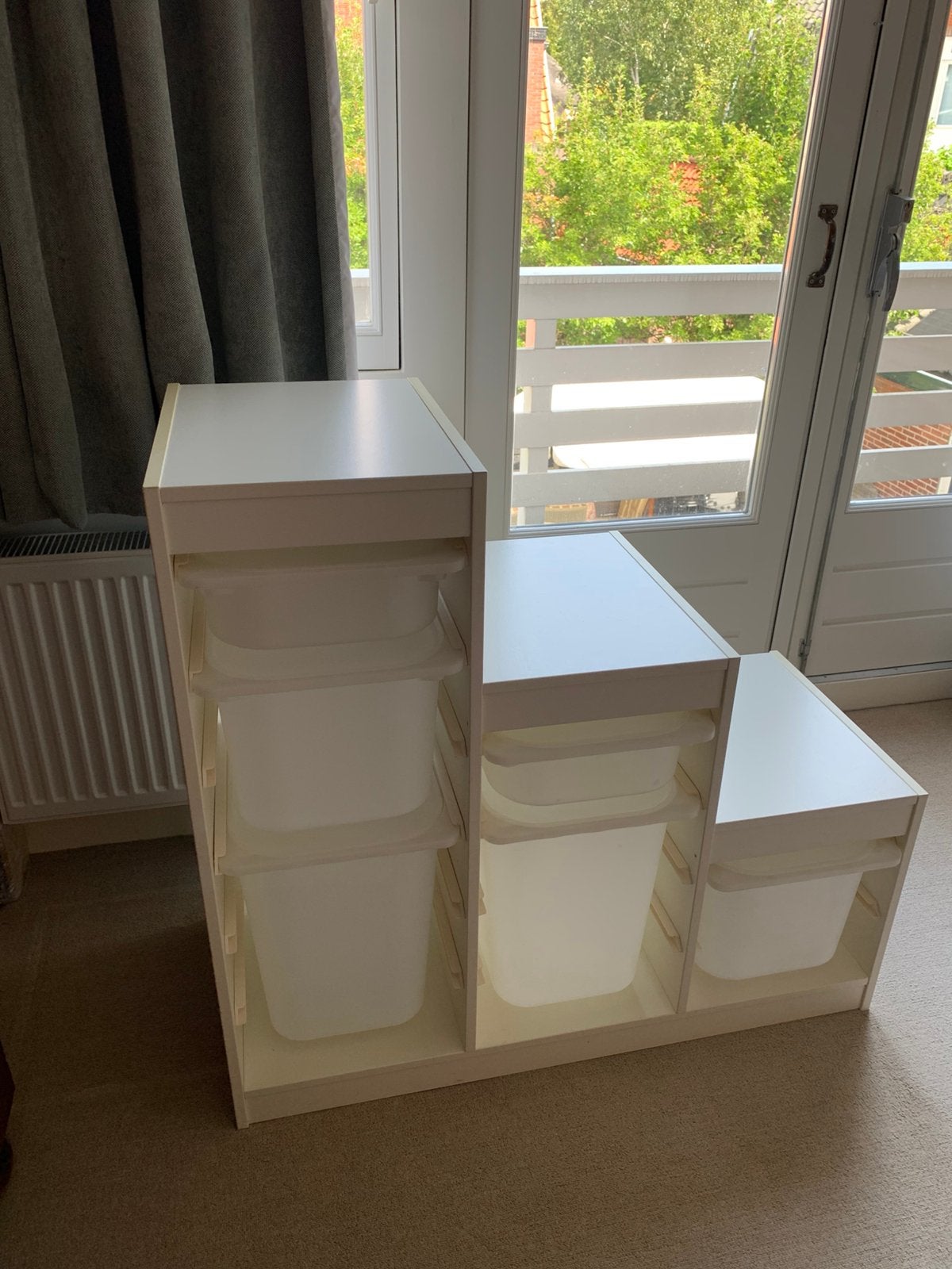 2x IKEA Trofast opbergcombinatie met bakken, Ophalen, Gebruikt, 75 tot 100 cm, Minder dan 50 cm