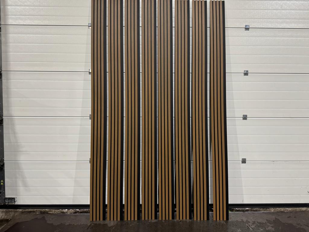 Wandbekleding/ Gevelbekleding Composiet Teak 2900 mm 16mm