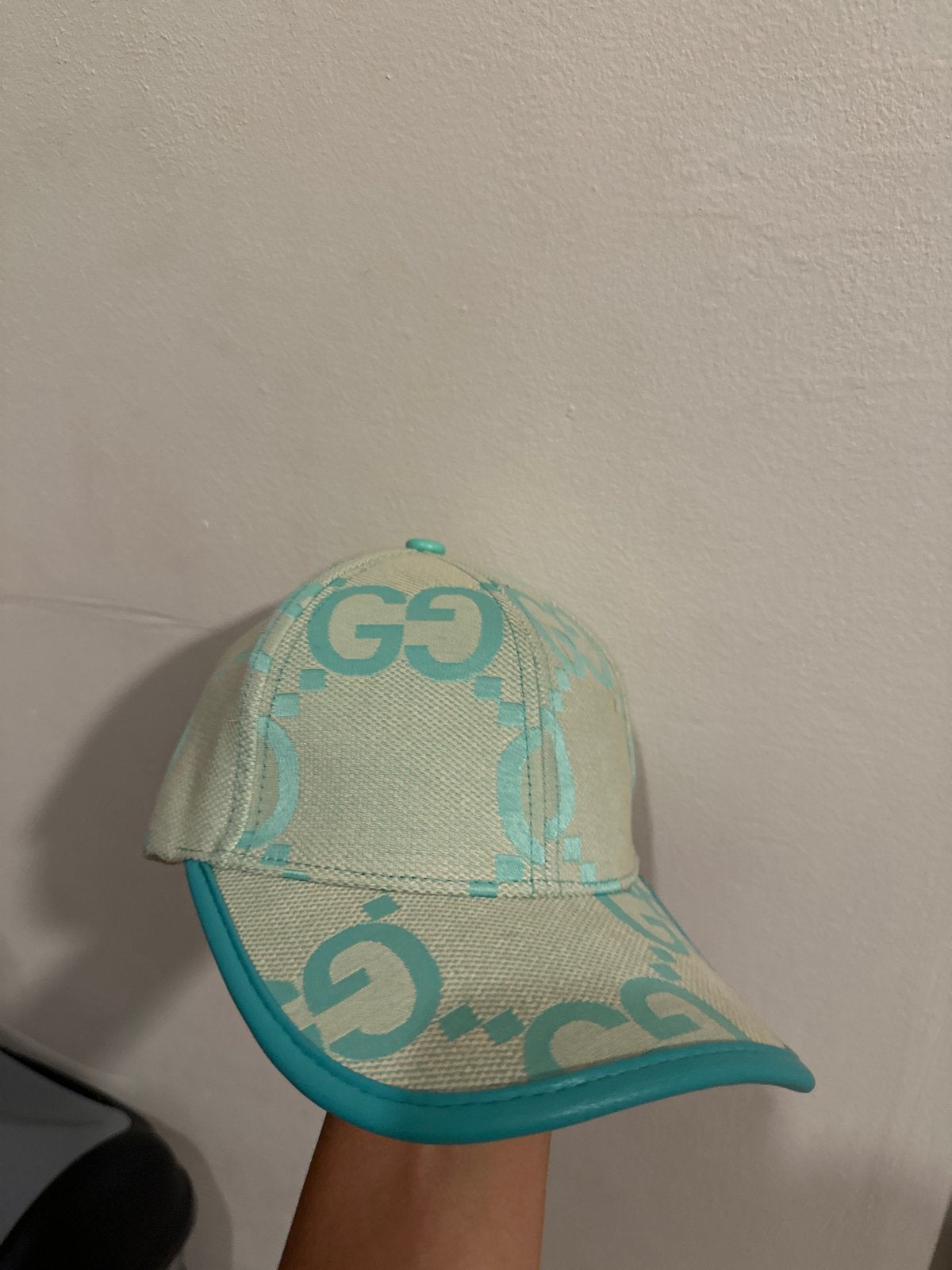 Gucci Pet lichtblauw, Kleding | Dames, Ophalen of Verzenden, Zo goed als nieuw, One size fits all, Pet