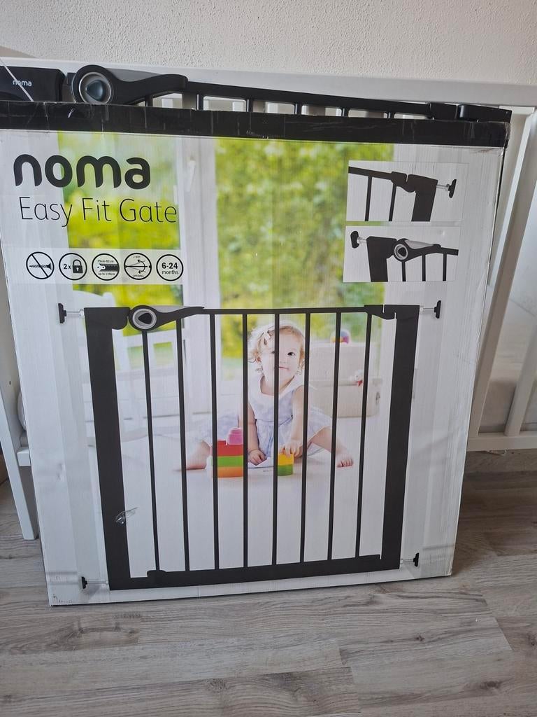 Noma Easy Fit Gate - Nieuw en ongebruikt veiligheidshek, Kinderen en Baby's, Traphekjes, Ophalen, Nieuw, Klemhekje, Metaal of IJzer