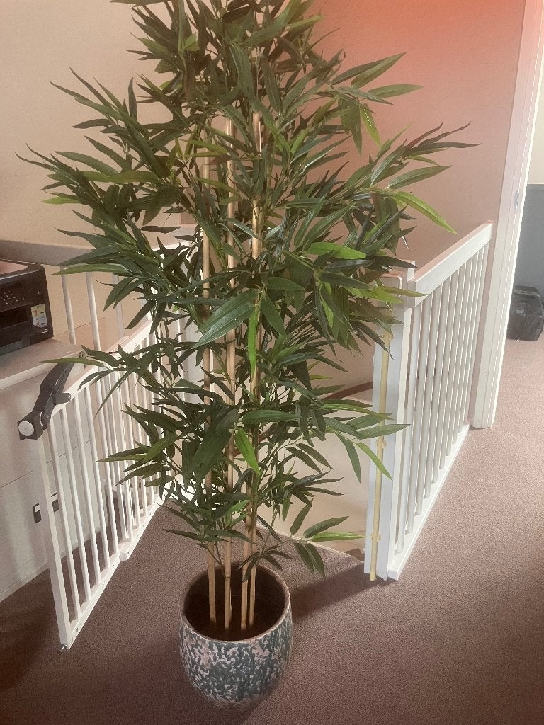 Nieuwe bamboo kunstplant 170cm, Ophalen, Groen, Kunstplant, Nieuw