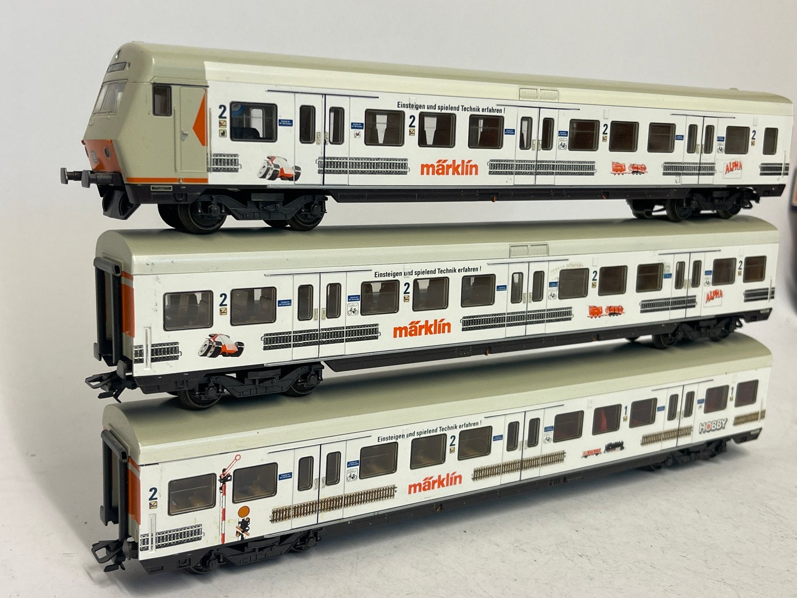 * Märklin 4390 * Driedelige S-BAHN-RIJTUIGEN Märklin opdruk, Wisselstroom, Wagon, Ophalen of Verzenden, Zo goed als nieuw