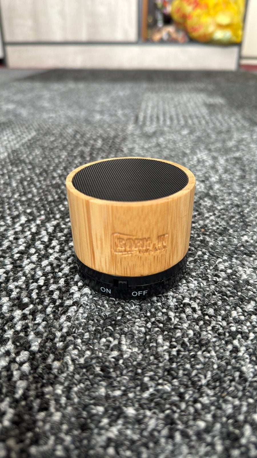 Bambox bamboe speaker mini, Sieraden, Tassen en Uiterlijk, Ringen, Overige materialen, Wit, Ophalen of Verzenden, Zo goed als nieuw