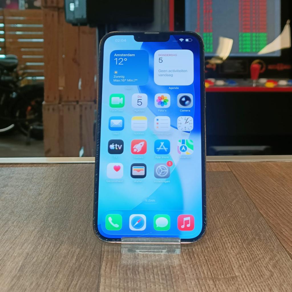 Apple iPhone 13 Pro Max 128GB 100 Accu Gebruikte staat, Apple, Zo goed als nieuw, Support@apple.com, One Apple Park Way
Cupertino, CA 95014
United States