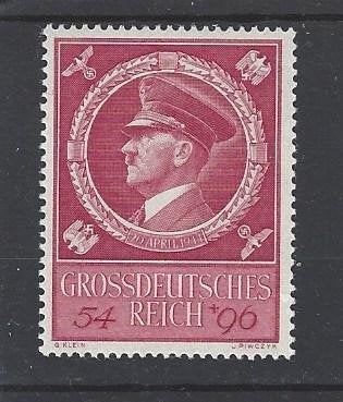 Historie Duitse Rijk postzegel 55ste verjaardag Adolf Hitler, Verzenden, Overige soorten, Duitsland, Overige typen