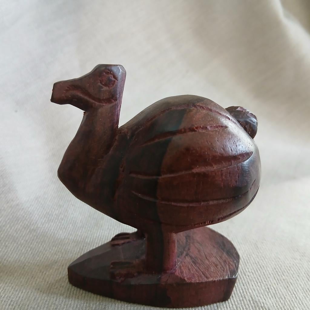 Houten beeldje "Dodo", Ophalen of Verzenden, Zo goed als nieuw, Dier