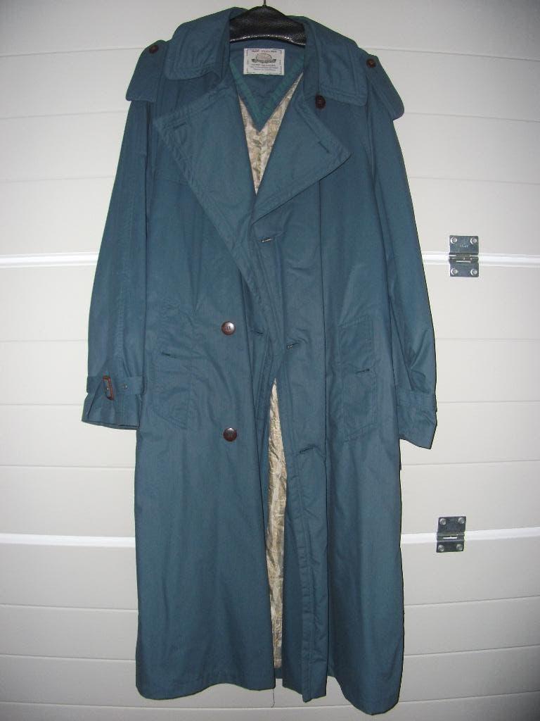 heren regenjas, Ophalen of Verzenden, Zo goed als nieuw, Maat 48/50 (M), Blauw