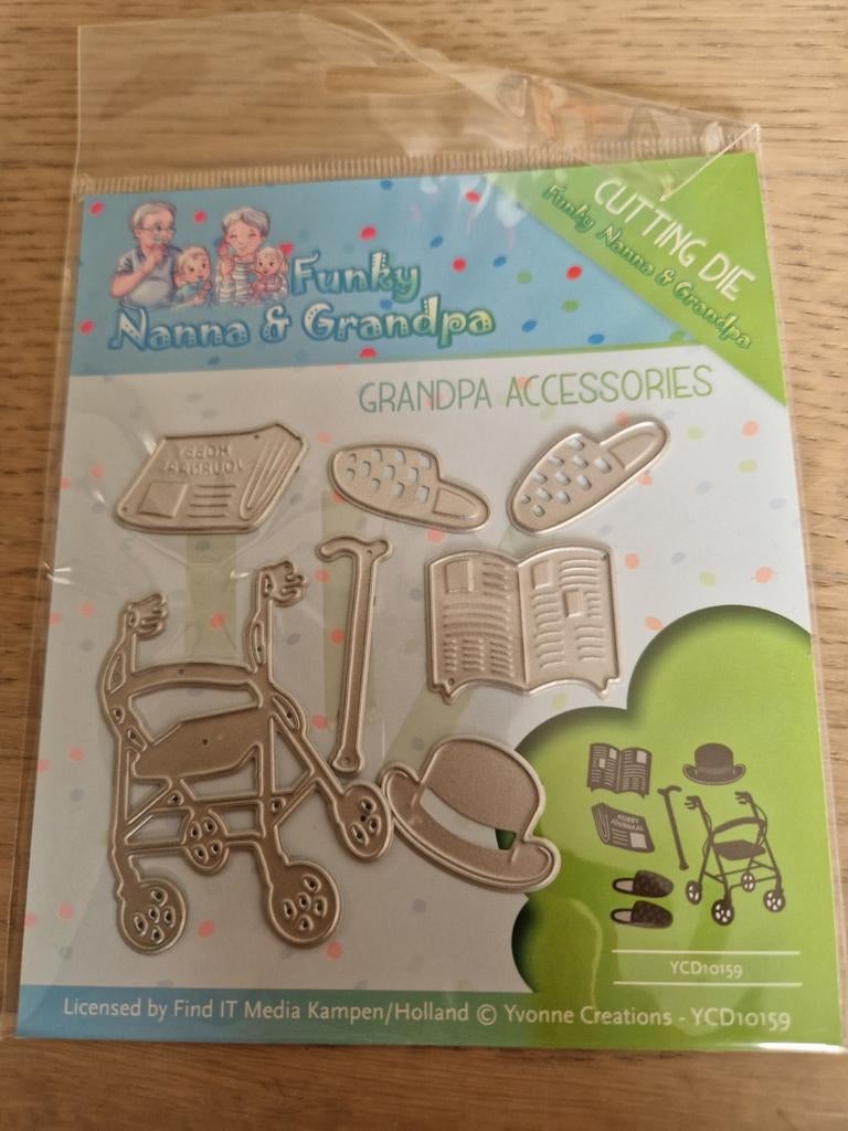 Yvonne Creations Funky Nanna & Grandpa Accessories S, Ophalen of Verzenden