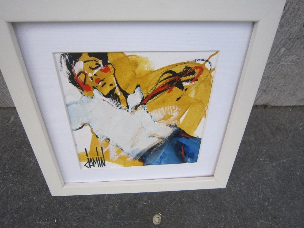 Leon JAMIN, Mod Schild van een Jongen, m Certificaat, Antiek en Kunst, Ophalen, Portret
