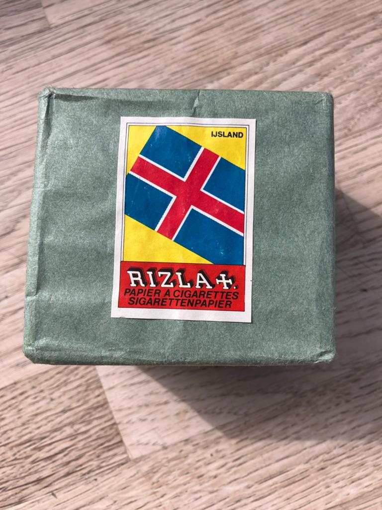 Vintage Rizla lucifer doosjes IJsland, Verzamelen, Ophalen of Verzenden, Zo goed als nieuw, Kwartet(ten)