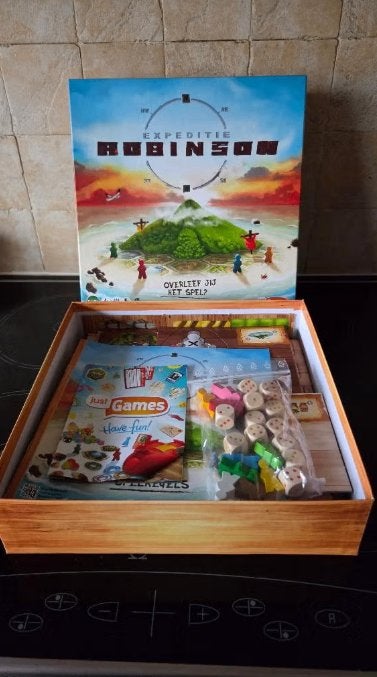Nieuw! Expeditie Robinson bordspel – durf jij het aan?, Ophalen, Nieuw