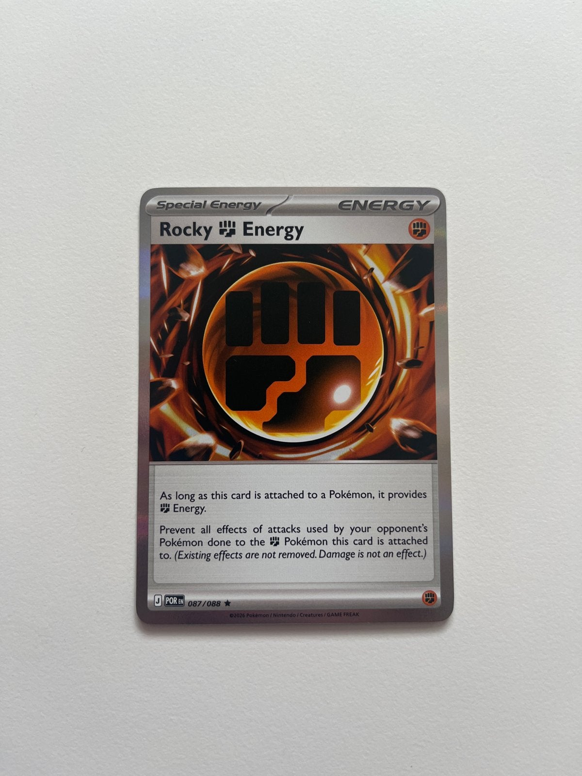 Rocky Energy 87/088 Perfect Order Pokémon kaart, Hobby en Vrije tijd, Verzamelkaartspellen | Pokémon, Ophalen of Verzenden, Zo goed als nieuw