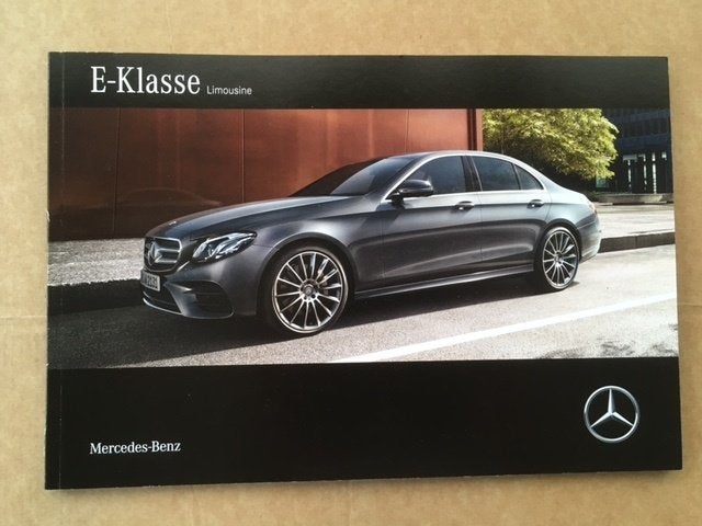 Mercedes-Benz   E-Klasse Limousine   brochure   04-2016   NL, Ophalen of Verzenden, Zo goed als nieuw, Mercedes
