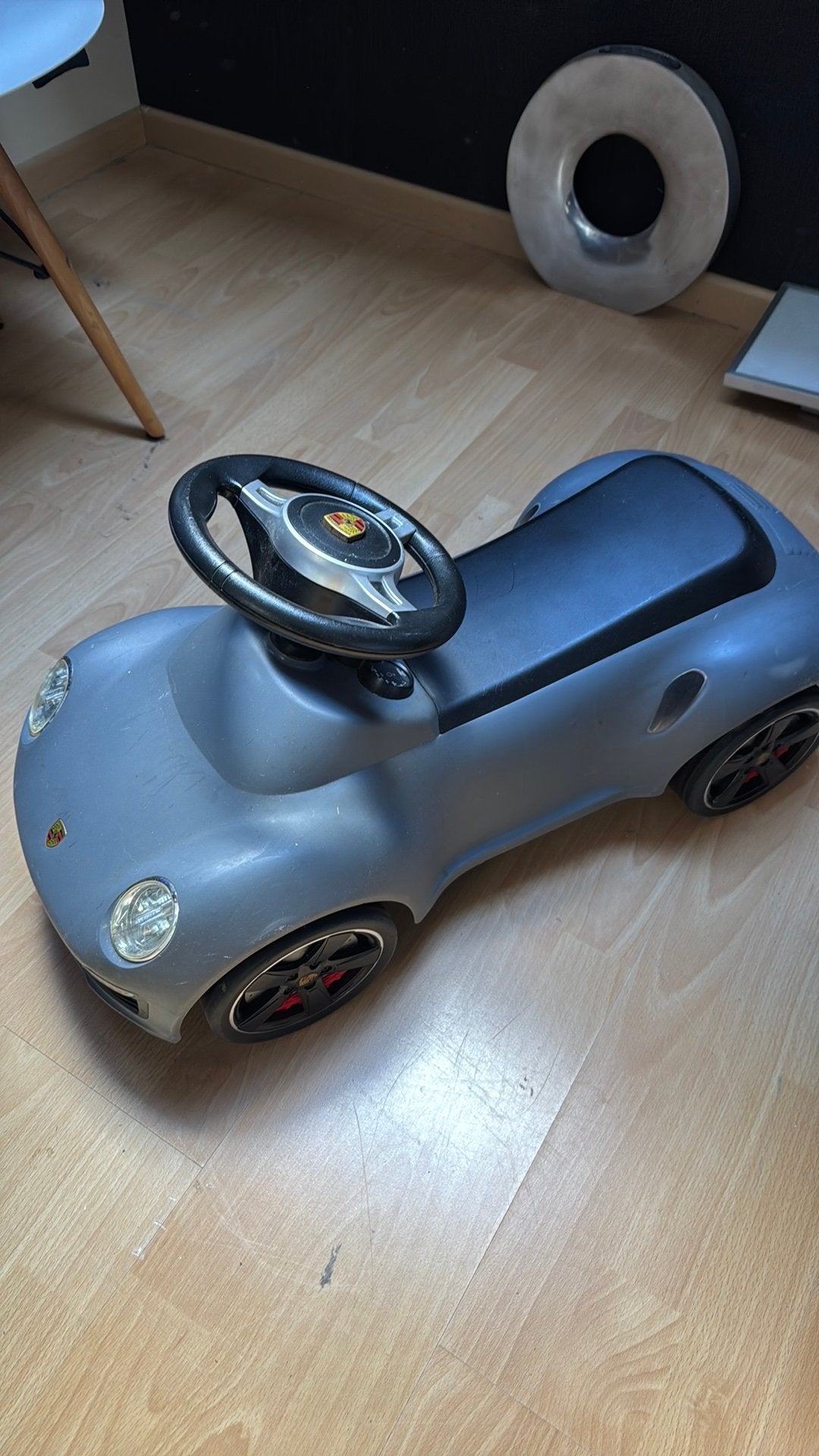 Loopauto porsche grijs, Ophalen, Zo goed als nieuw