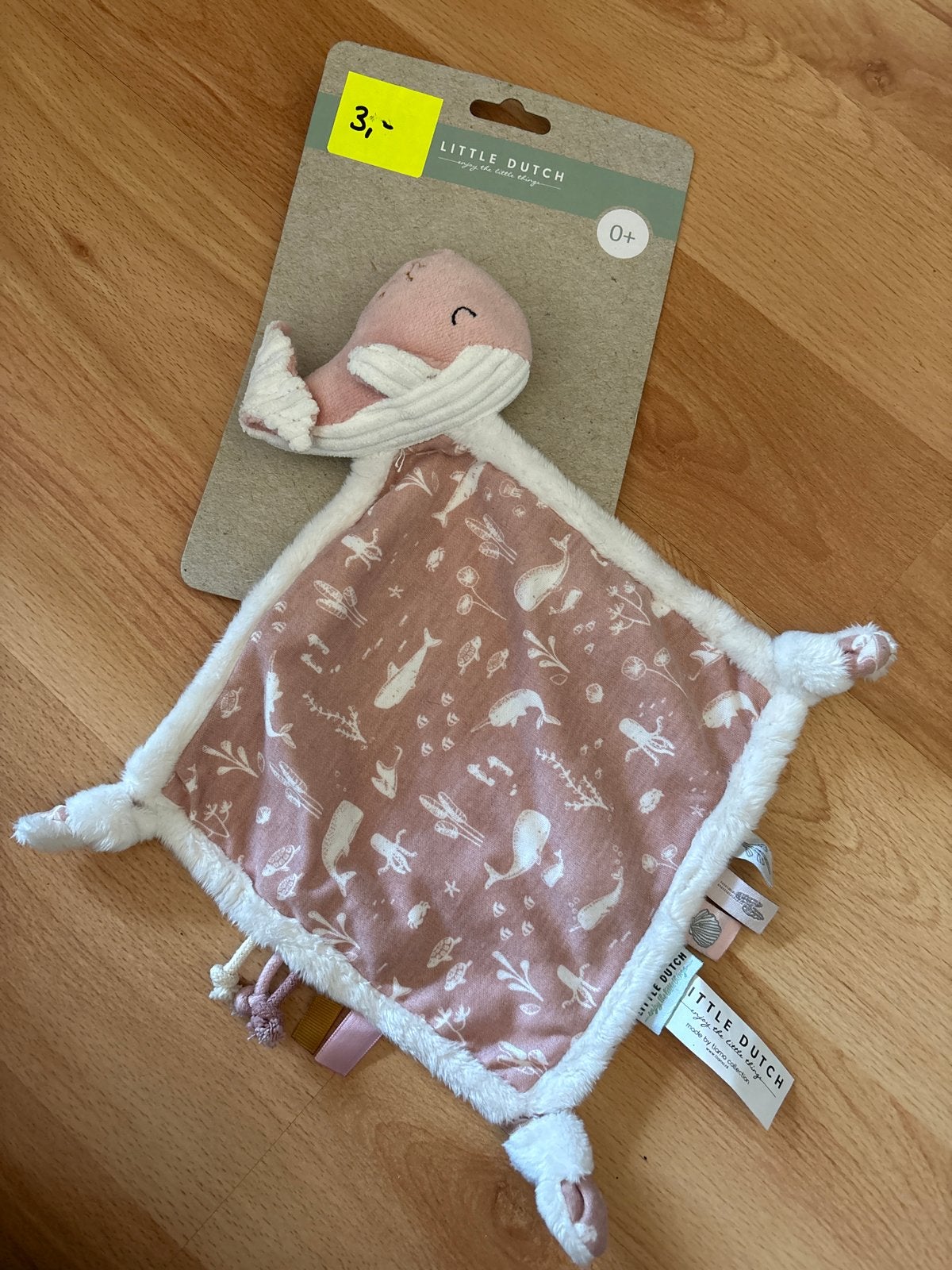 Little Dutch Knuffeldoekje Walvis Roze nieuw, Ophalen of Verzenden, Zo goed als nieuw, Overige typen