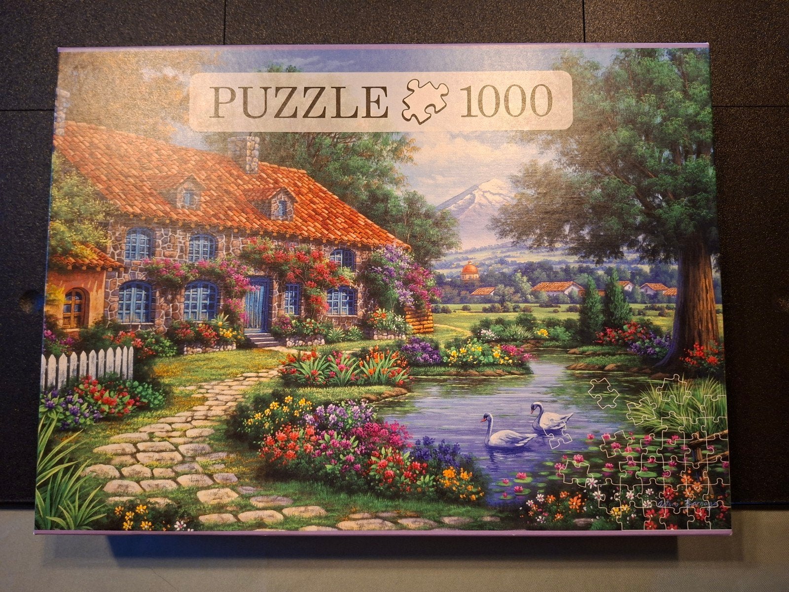 kleurrijke puzzel 1000 stukjes, Ophalen of Verzenden, 500 t/m 1500 stukjes, Zo goed als nieuw, Legpuzzel