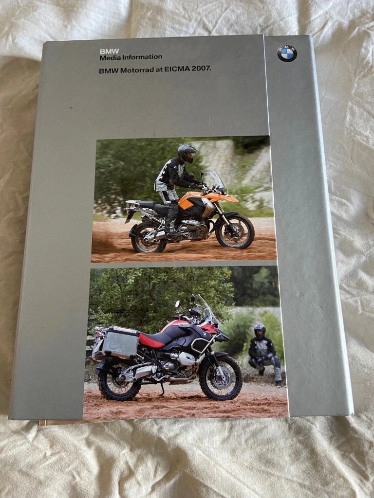 Massive BMW 2007 media kit new models R 1200 GS press EICMA, Ophalen of Verzenden, Gebruikt, Motoren