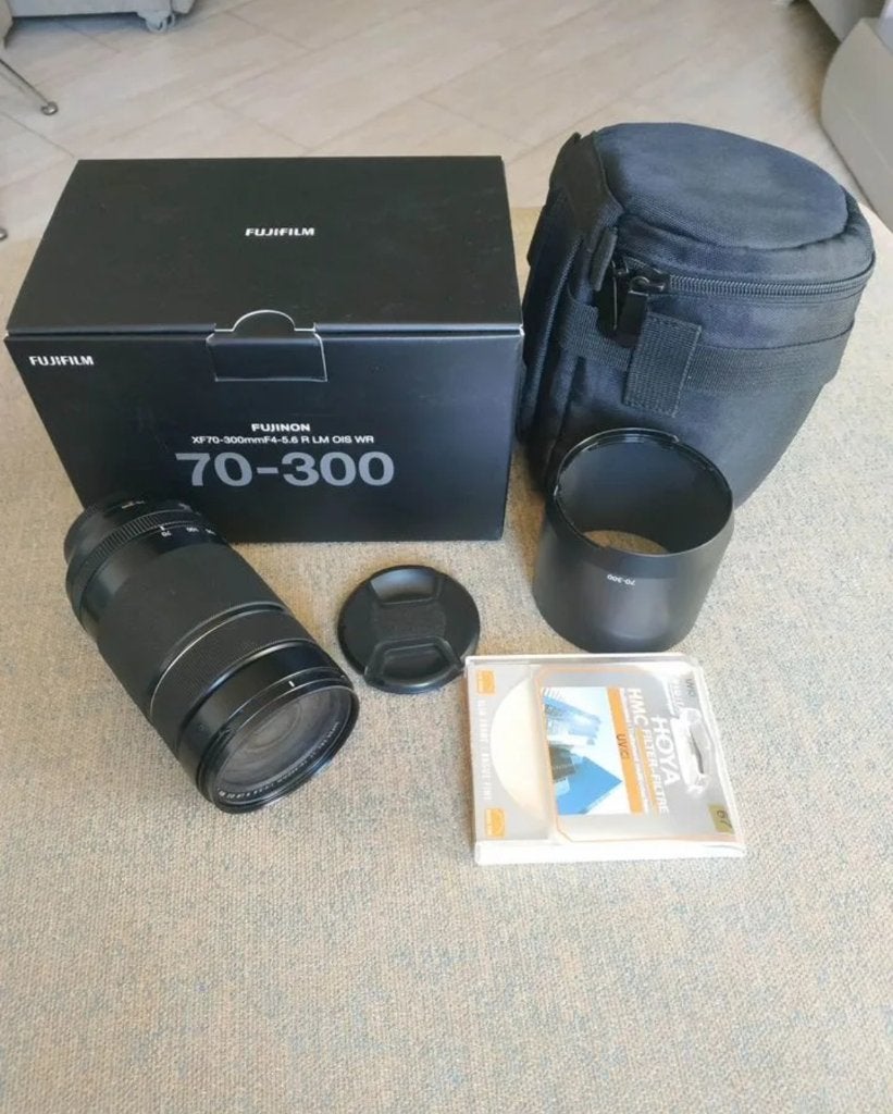 Fujifilm XF 70-300mm f/4-5.6 R LM OIS WR, Fujifilm, Zonnekap, Zo goed als nieuw, Fujifilm X-mount