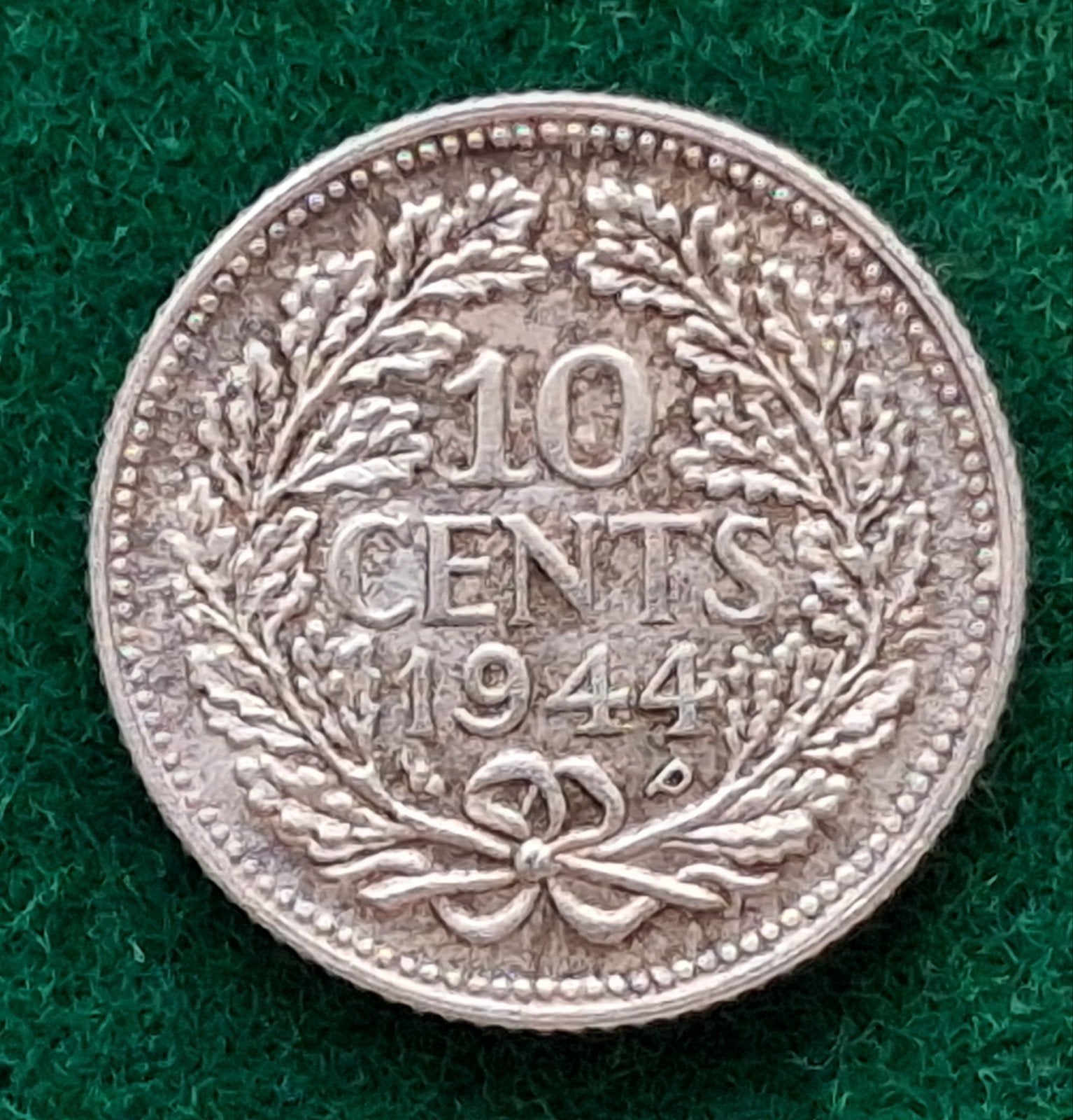 10 cent 1944 P, Postzegels en Munten, Munten | Nederland, Ophalen of Verzenden, Koningin Wilhelmina, 10 cent