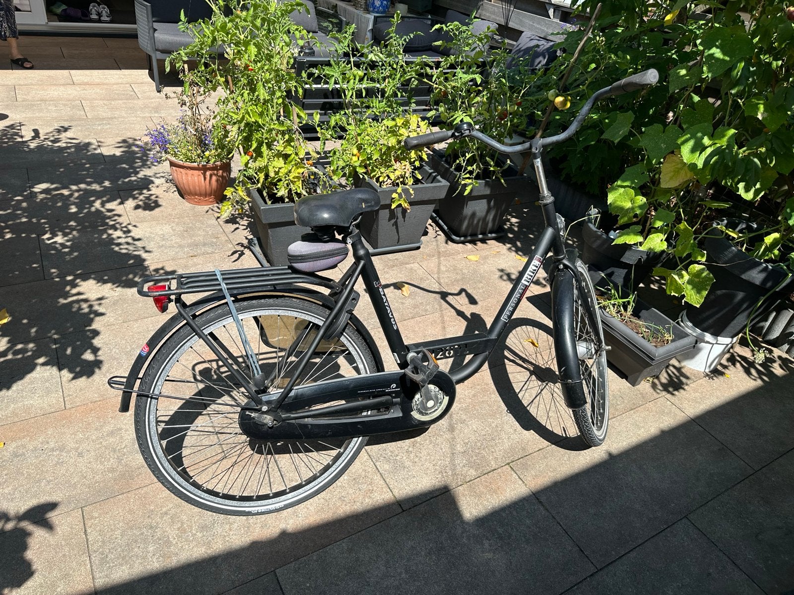 Zwarte Batavus Damesfiets 54 - ideaal voor dagelijks gebruik, Fietsen en Brommers, Fietsen | Dames | Damesfietsen, Ophalen, Terugtraprem
