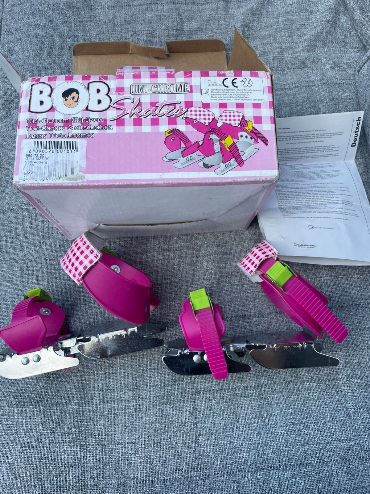 BOB Uni-chroom glij-ijzers maat 24 t/m 34, Overige typen, Zo goed als nieuw, Ophalen, Overige merken